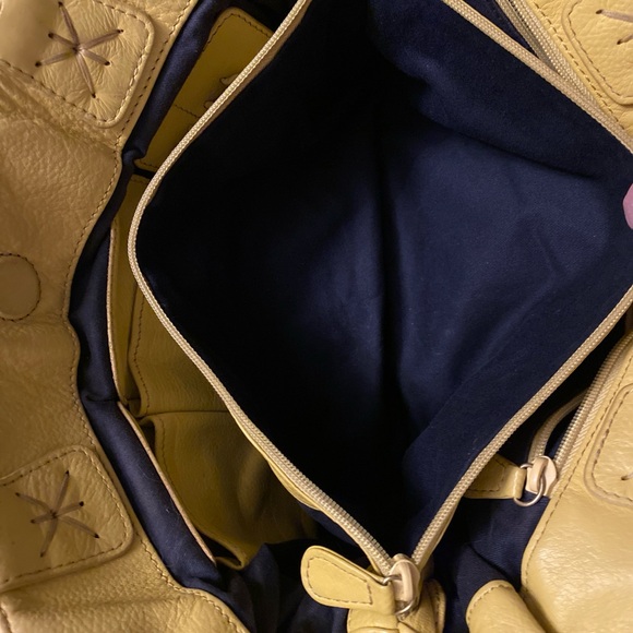 Carlos Falchi - Fatto A Mano Authentic Leather Handbag in Butternut Squa… - Picture 13 of 15